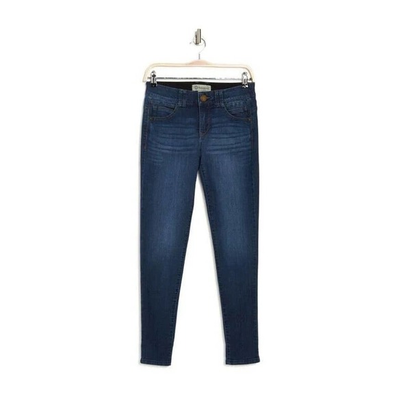 Democracy ab Technology Jeans 4 Skinny Dark Wash Stretch Elastic Waist NEW - Picture 4 of 16